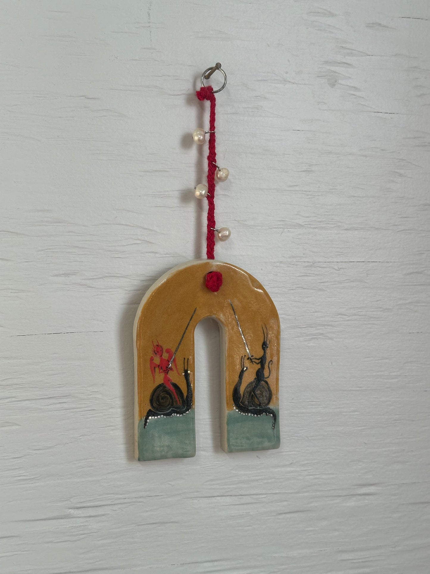 Battle - Ceramic Wall Charm