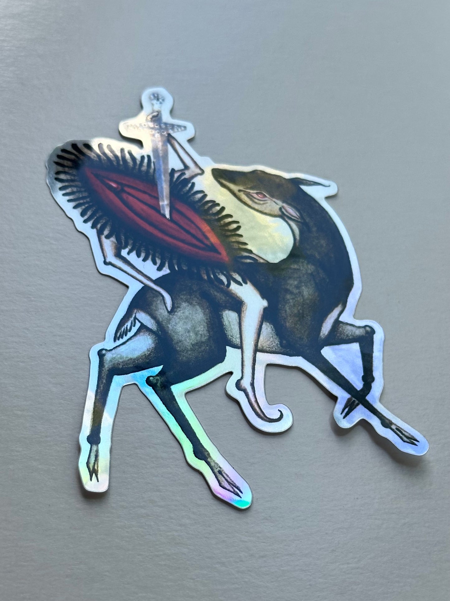 I Would Die For You - Holographic Sticker