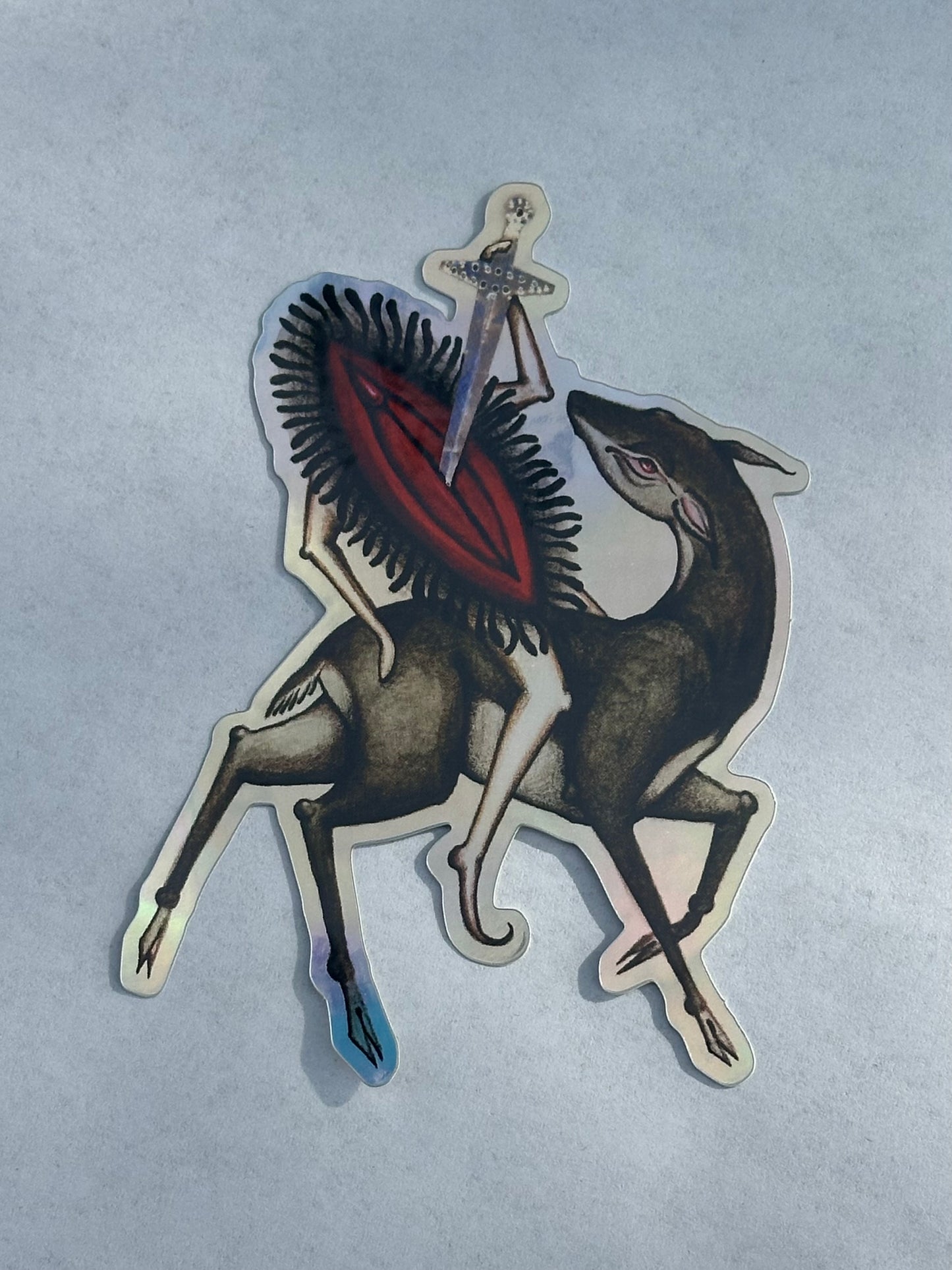 I Would Die For You - Holographic Sticker