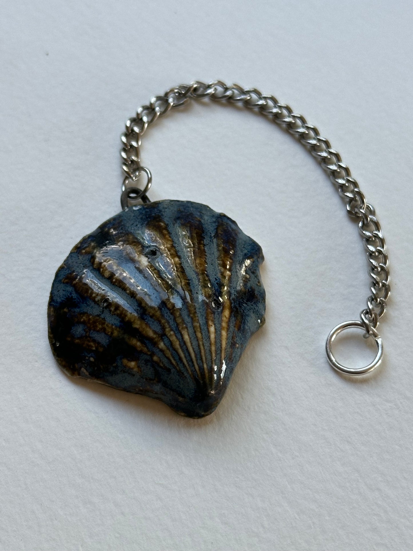 Silver Antlers - Shell Charm