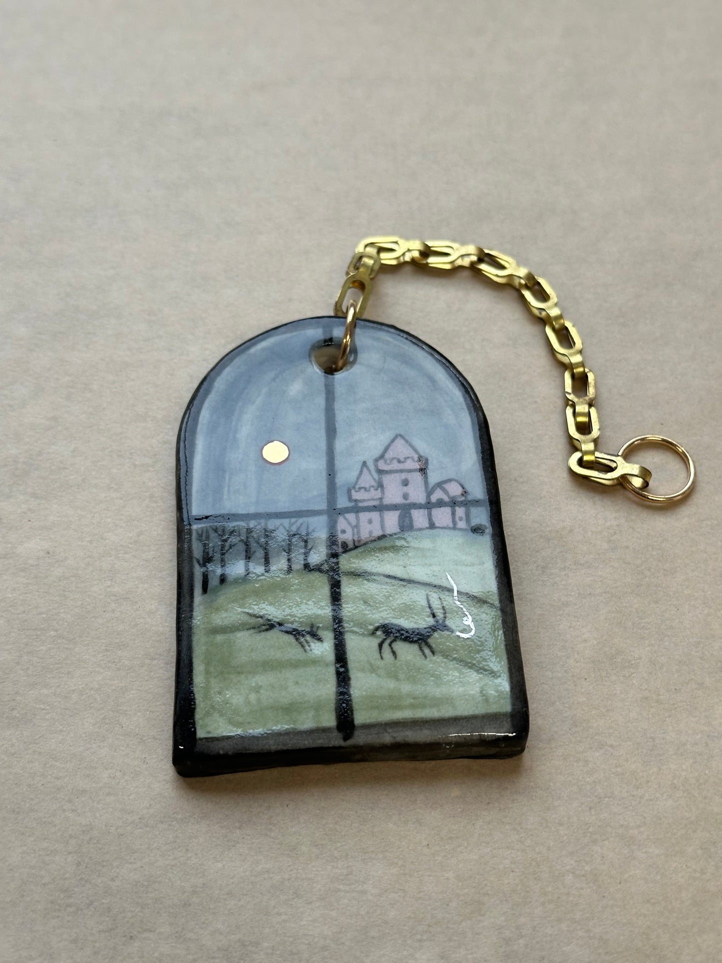 The View - Ceramic Wall Charm