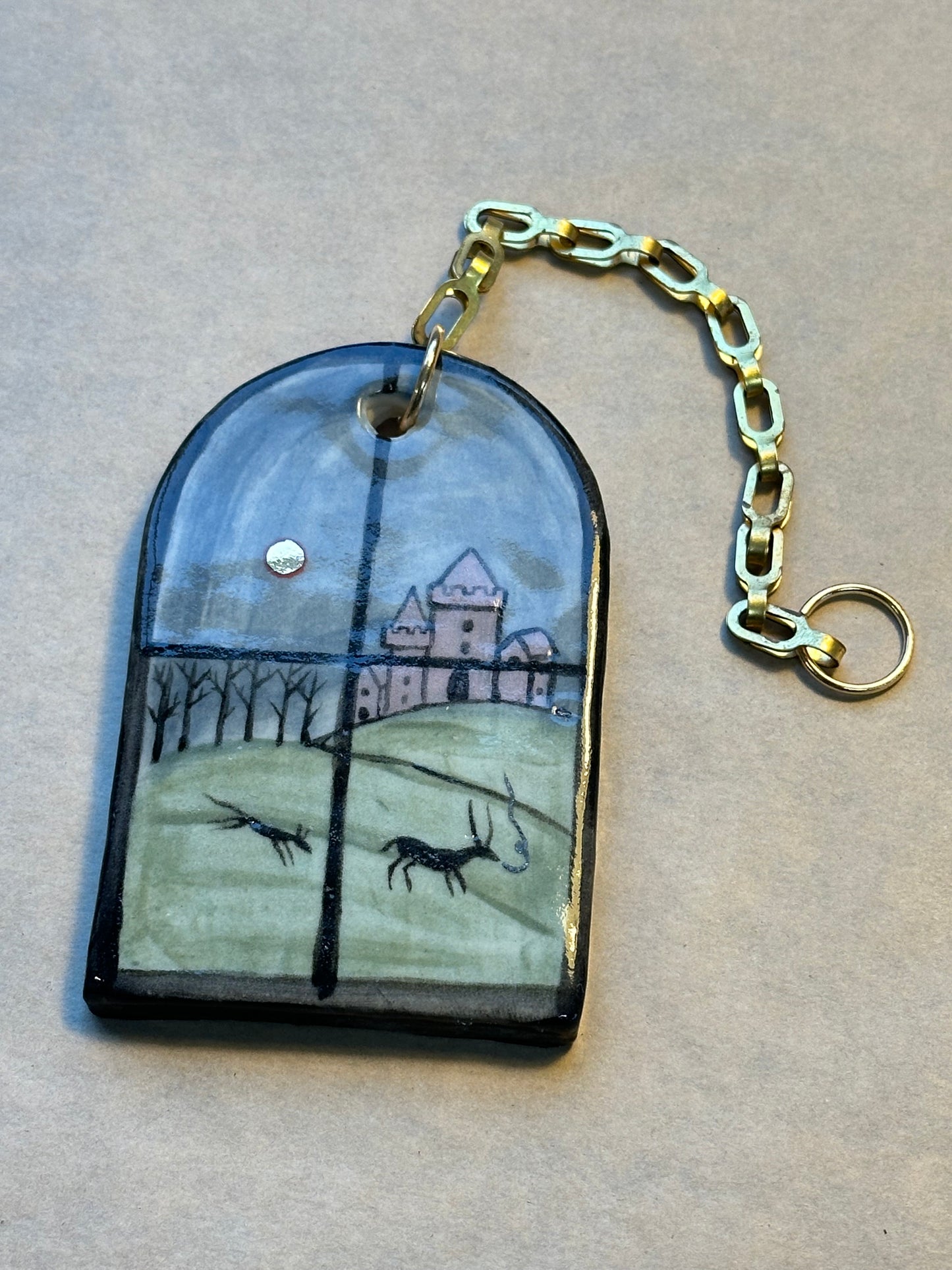 The View - Ceramic Wall Charm