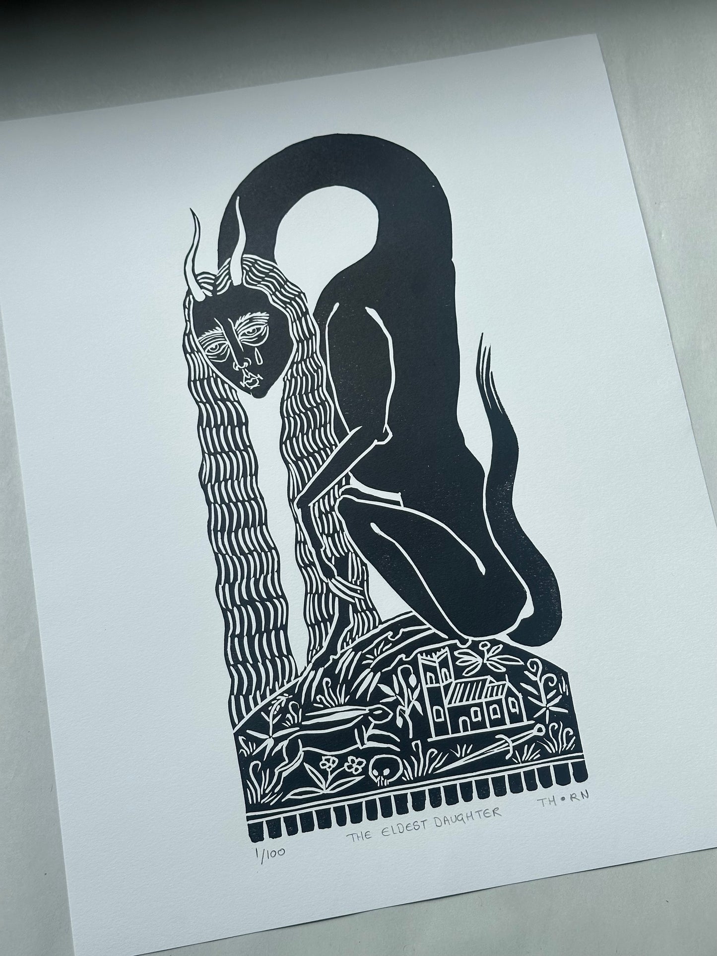 The Eldest Daughter - Block Print