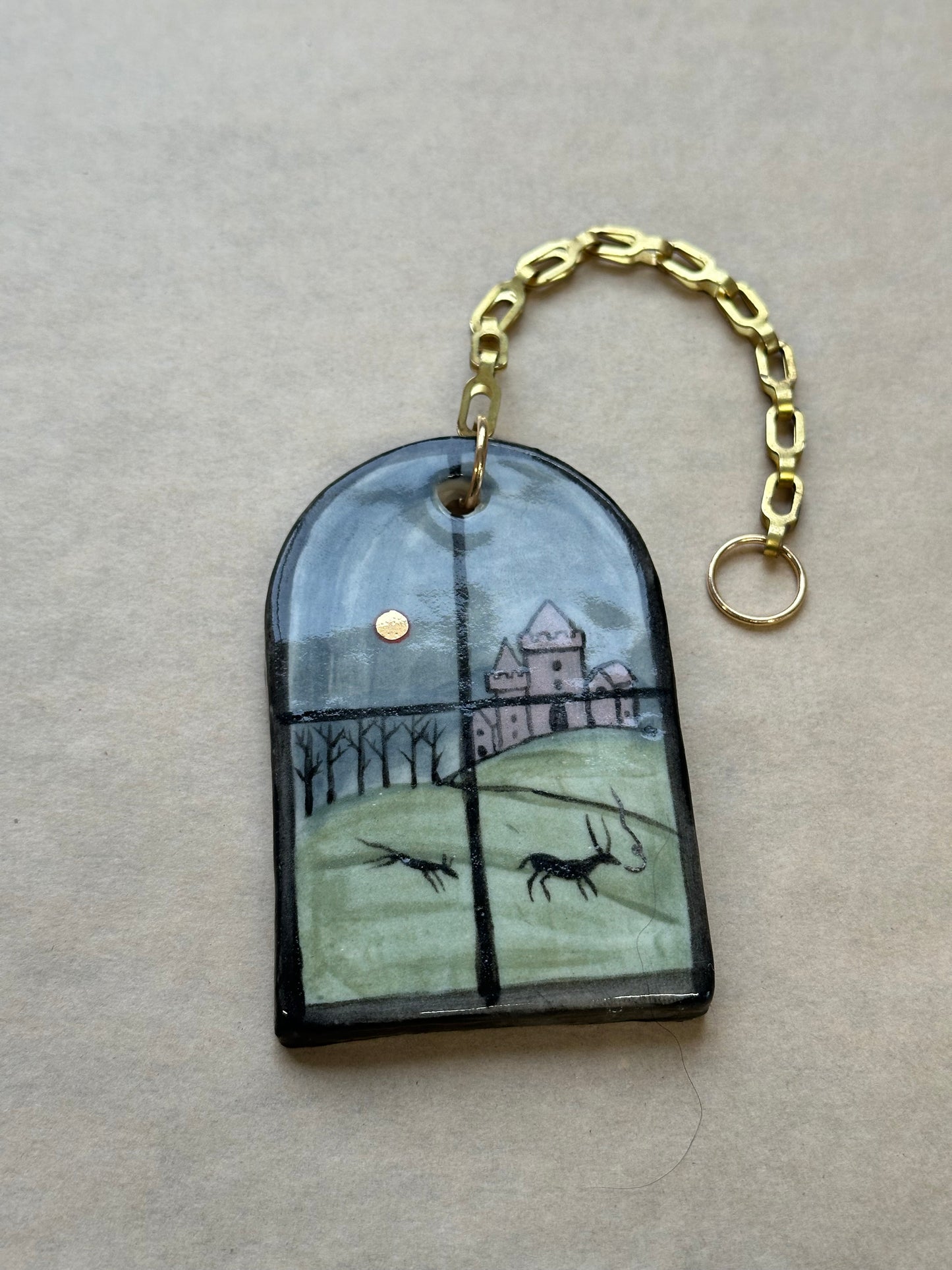 The View - Ceramic Wall Charm