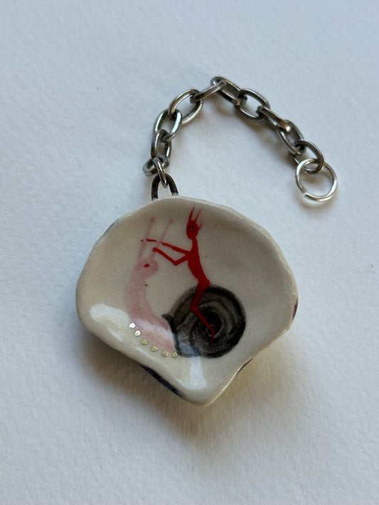 Racing Snail - Shell Charm