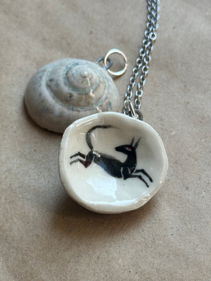 Wolf Shelter Shell - Necklace