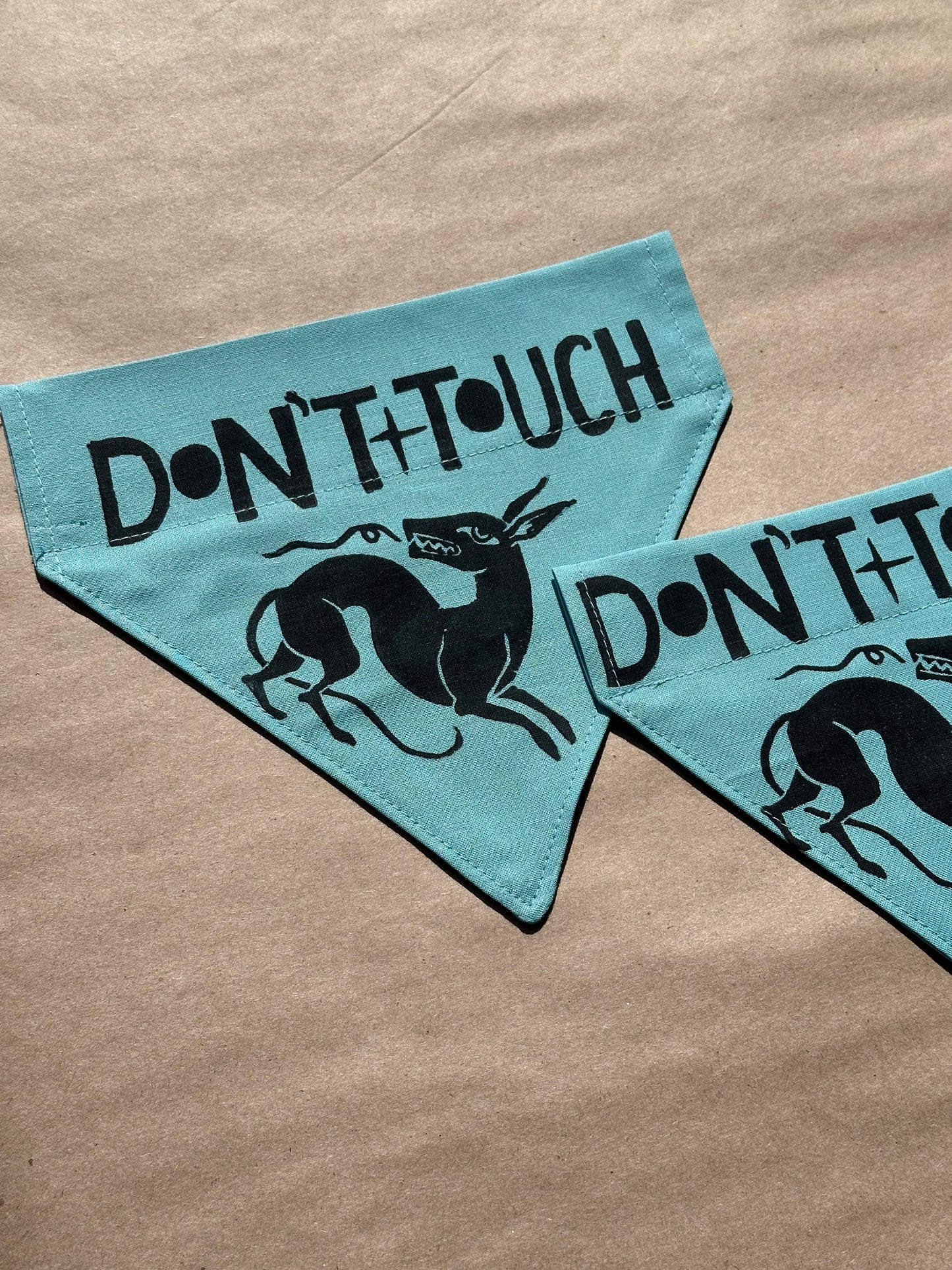 Don’t Touch - Bandana - Crystal Teal