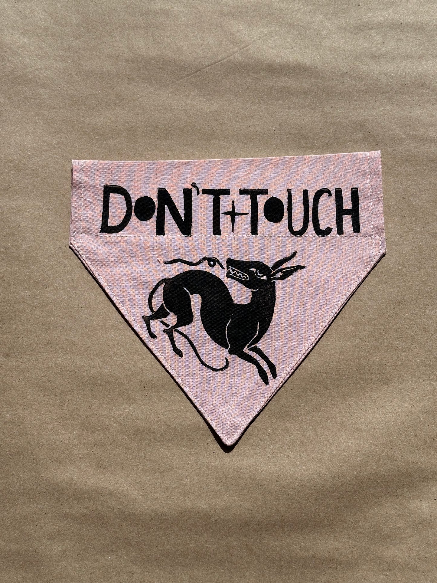 Don’t Touch - Bandana - Conch Pink