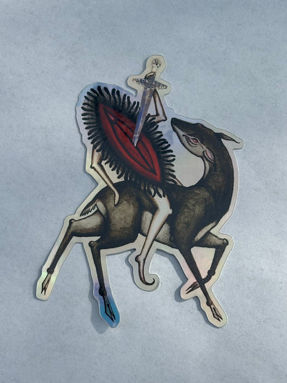 I Would Die For You - Holographic Sticker