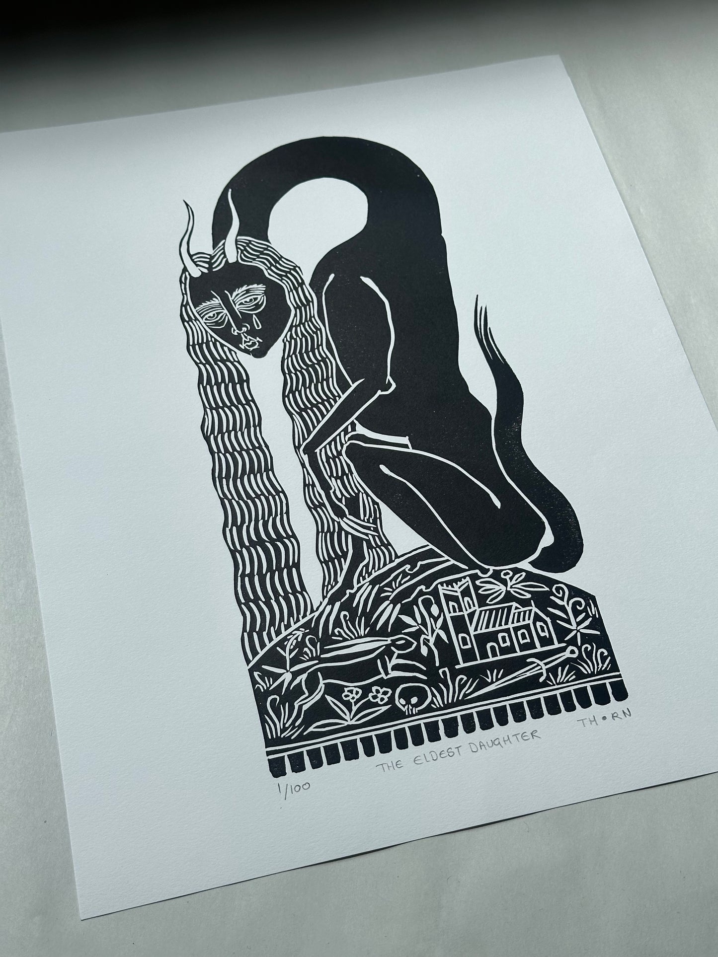 The Eldest Daughter - Block Print