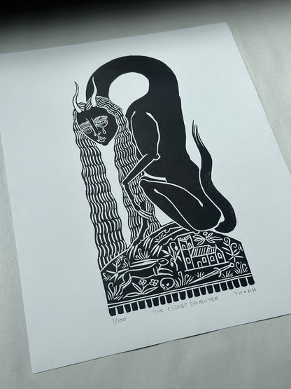 The Eldest Daughter - Block Print