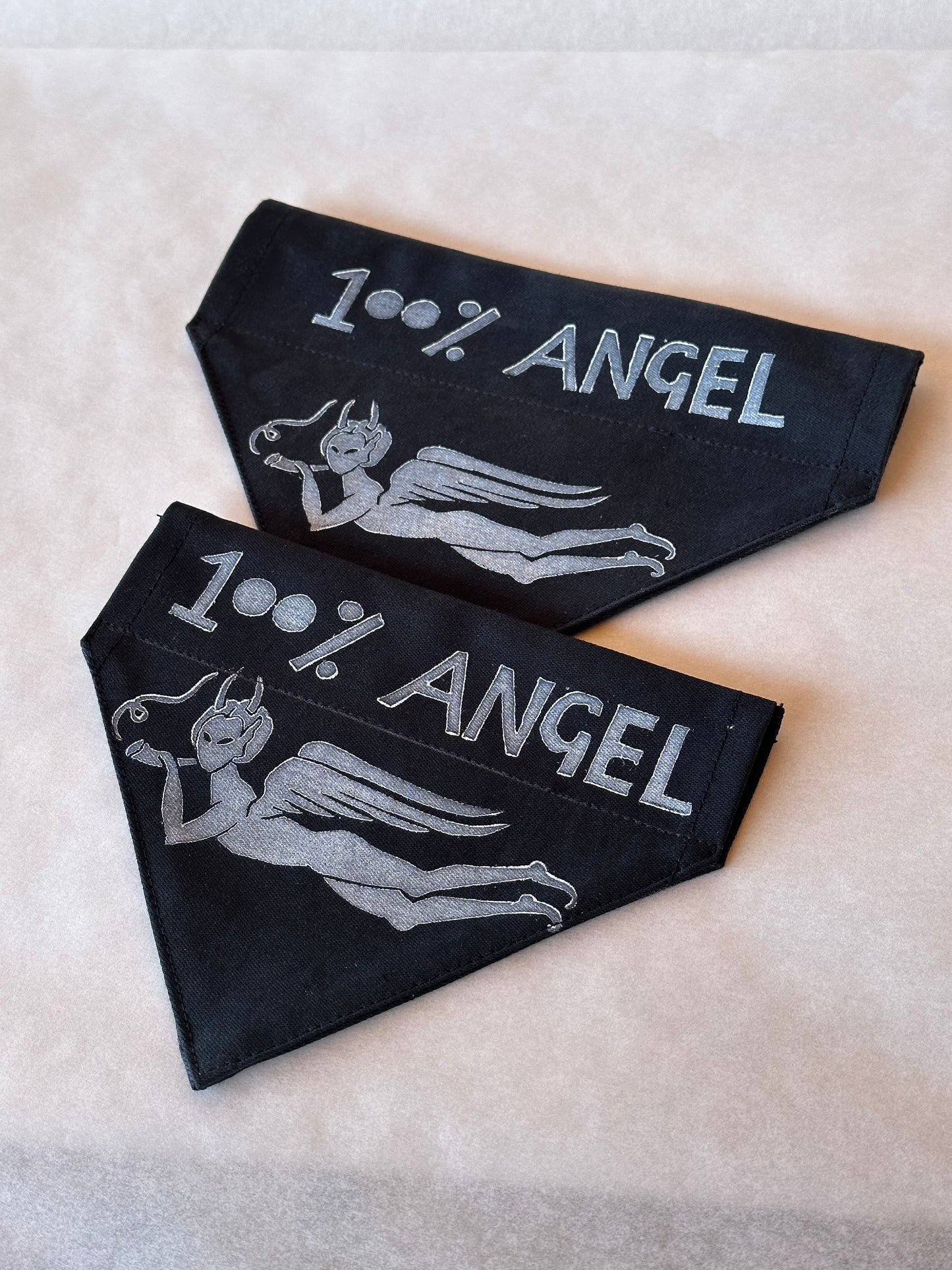 100% Angel Bandana - Lava Black