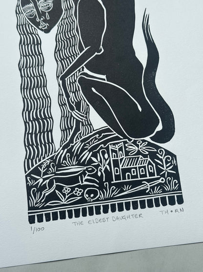 The Eldest Daughter - Block Print