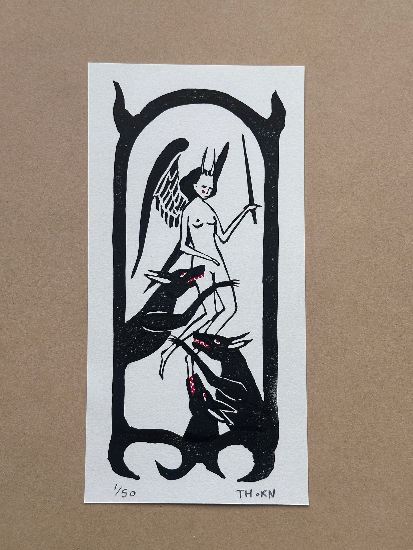 Worn in Strength - Block Print