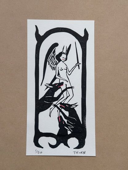 Worn in Strength - Block Print