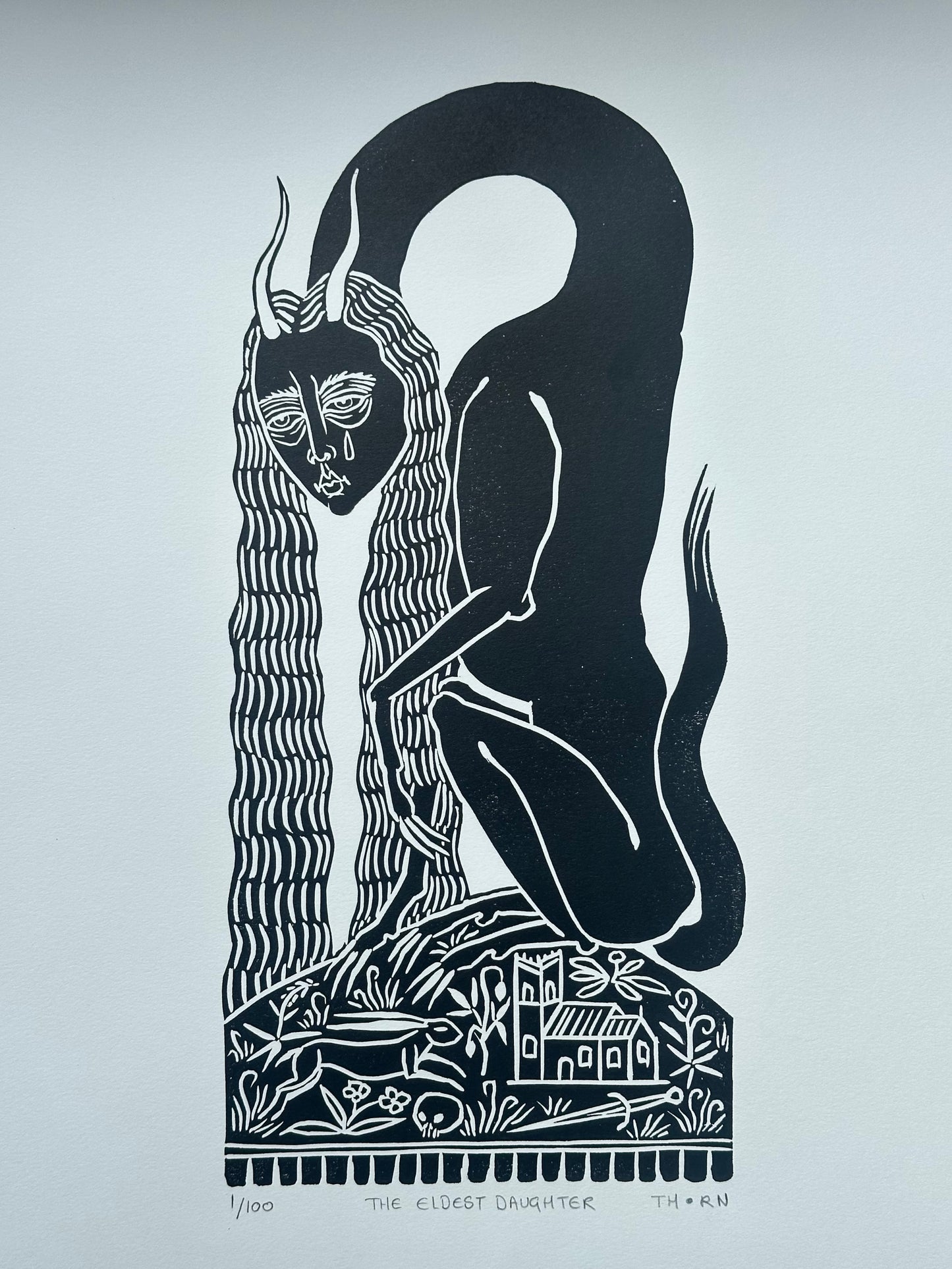 The Eldest Daughter - Block Print