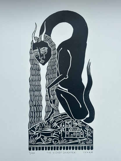 The Eldest Daughter - Block Print
