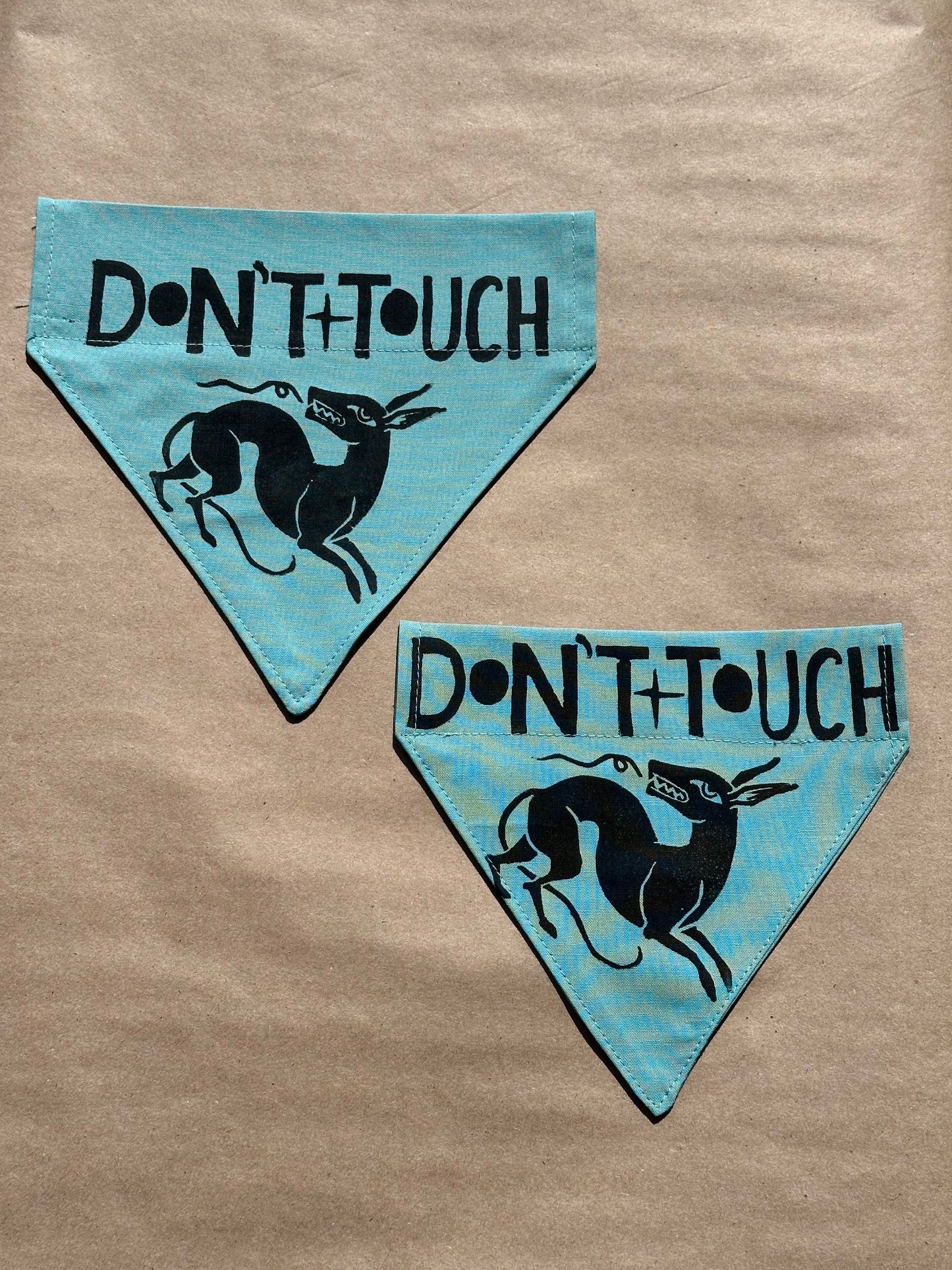 Don’t Touch - Bandana - Crystal Teal