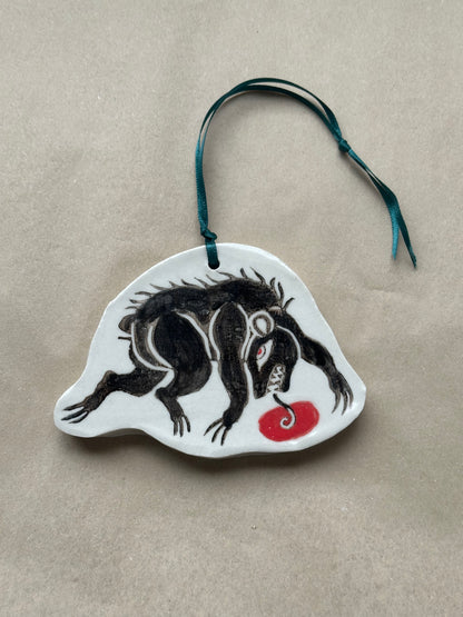 The Bear - Ceramic Ornament