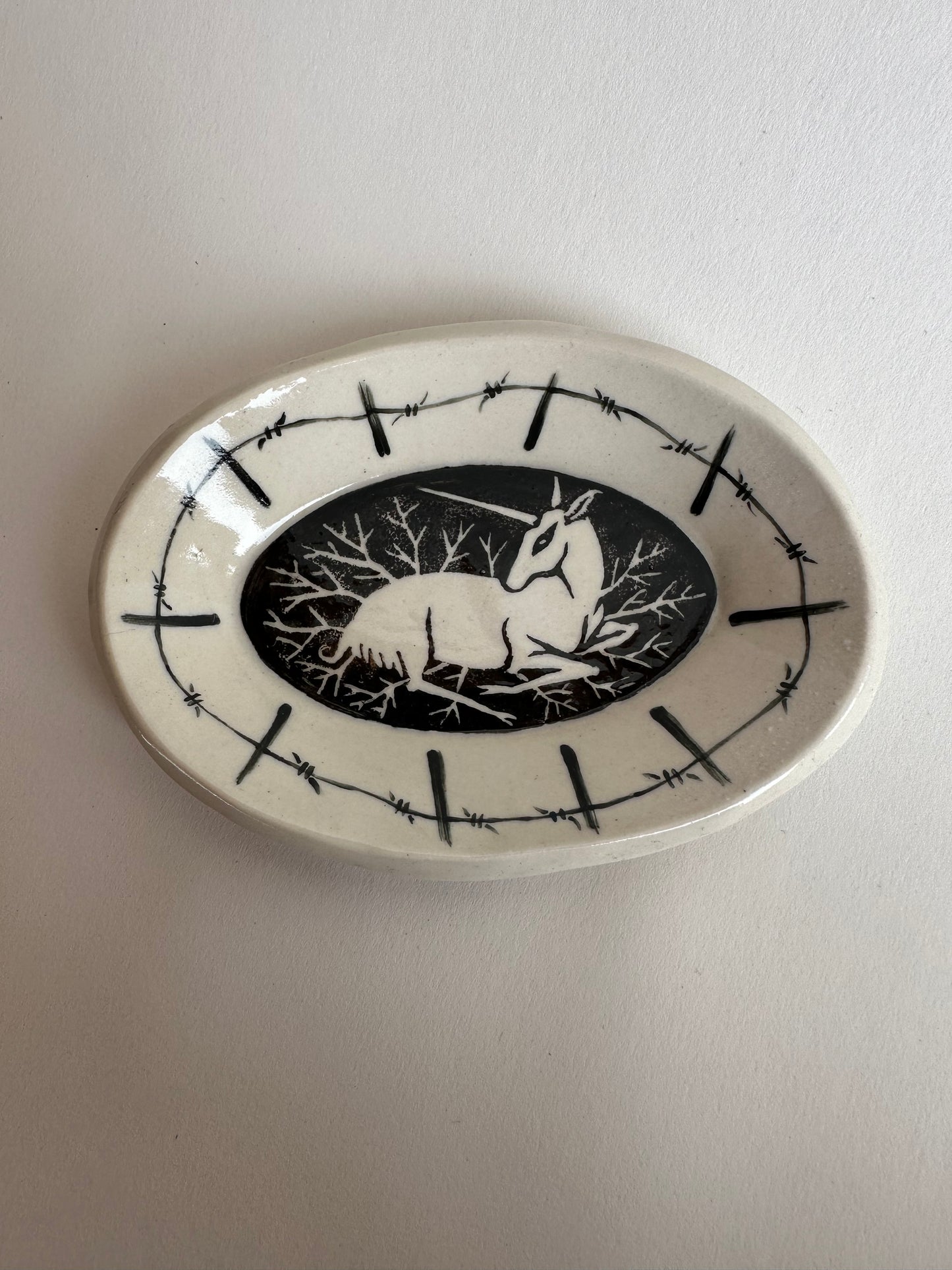 Captured Unicorn - Dish (b)