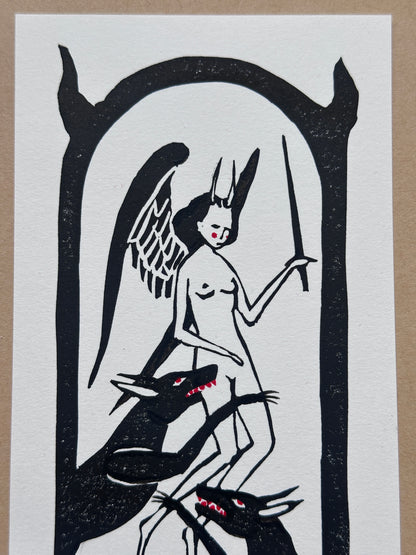 Worn in Strength - Block Print