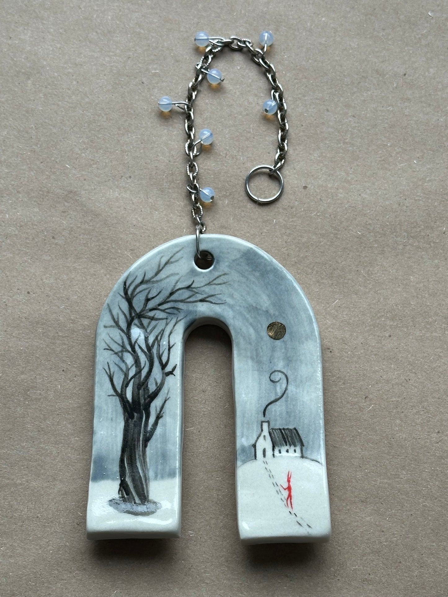 The Coldest Day - Ceramic Wall Charm