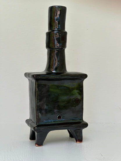 Ceramic Wood Stove - Incense Burner