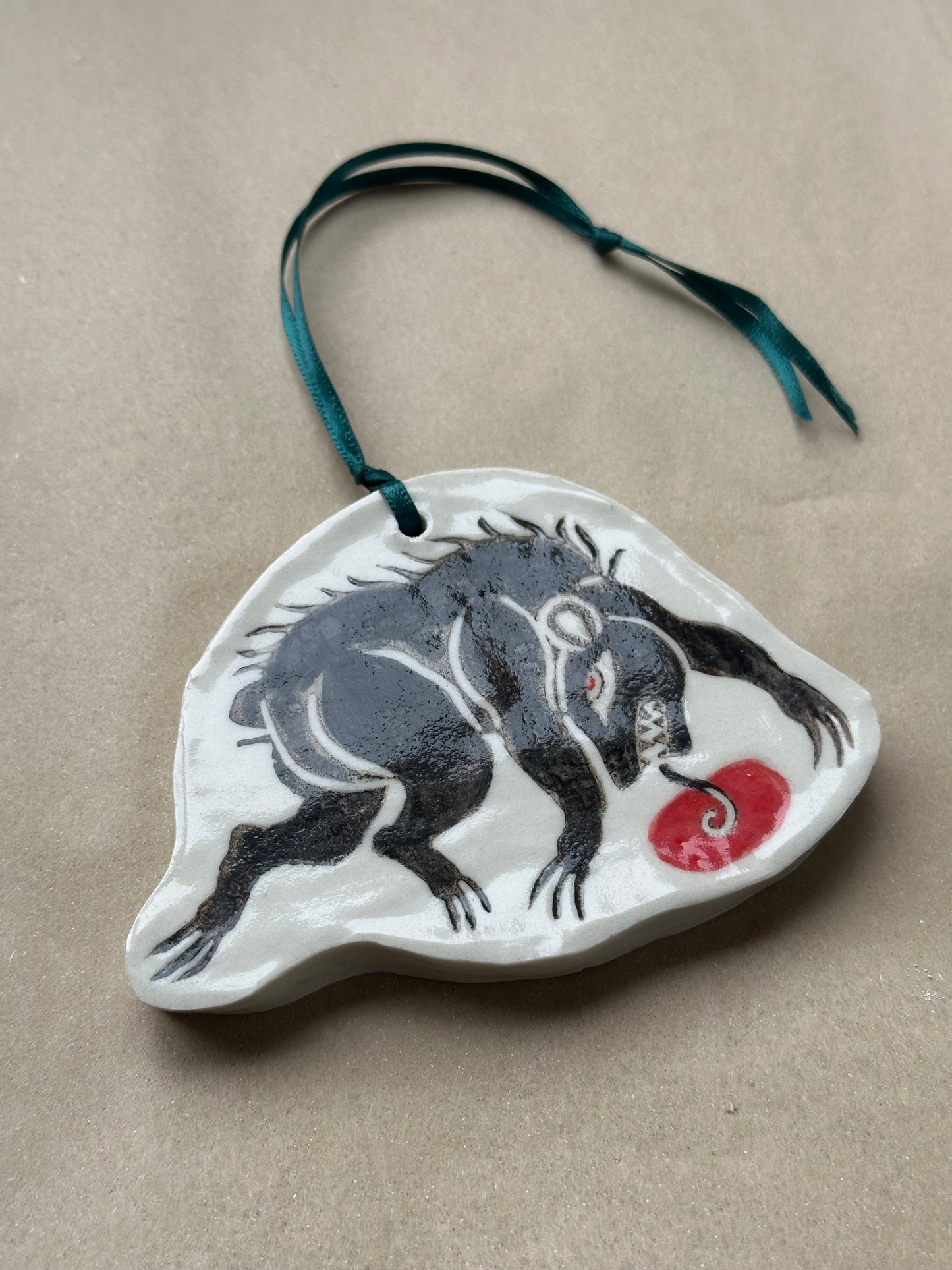 The Bear - Ceramic Ornament