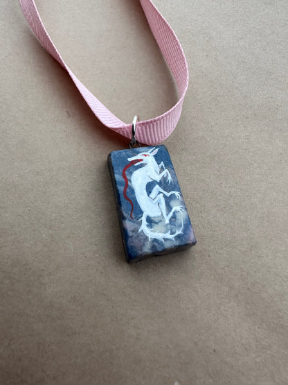 White Wolf -  Pendant