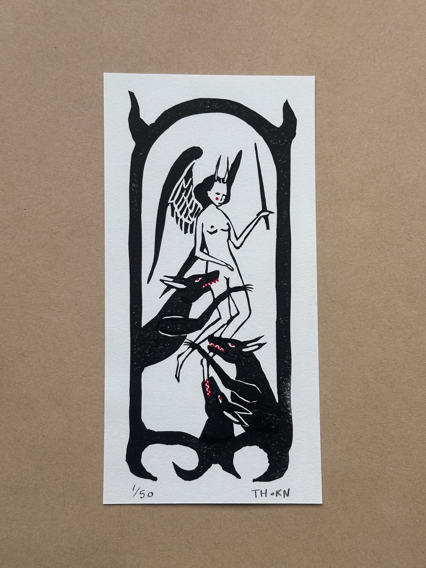 Worn in Strength - Block Print