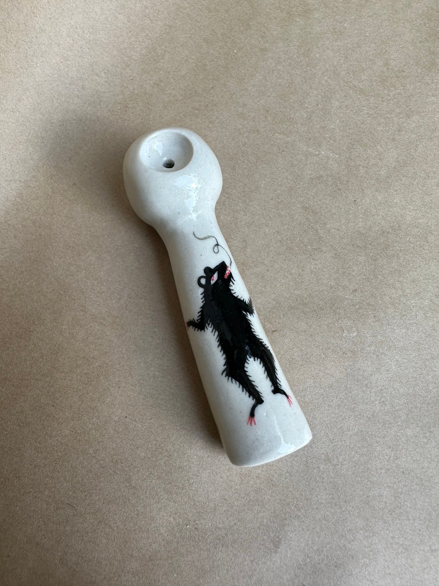 Smoking Bear - Thumb Pipe