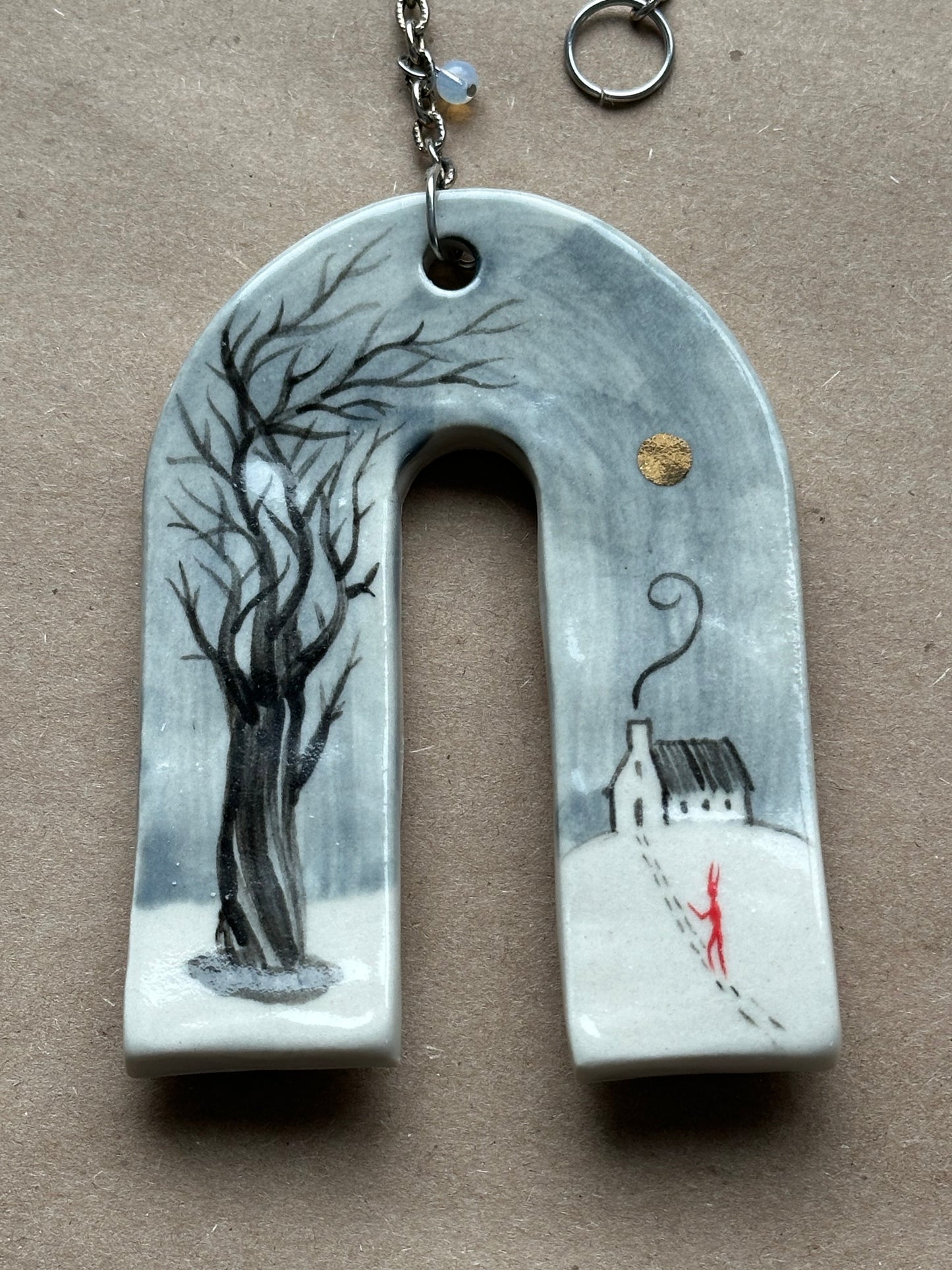 The Coldest Day - Ceramic Wall Charm