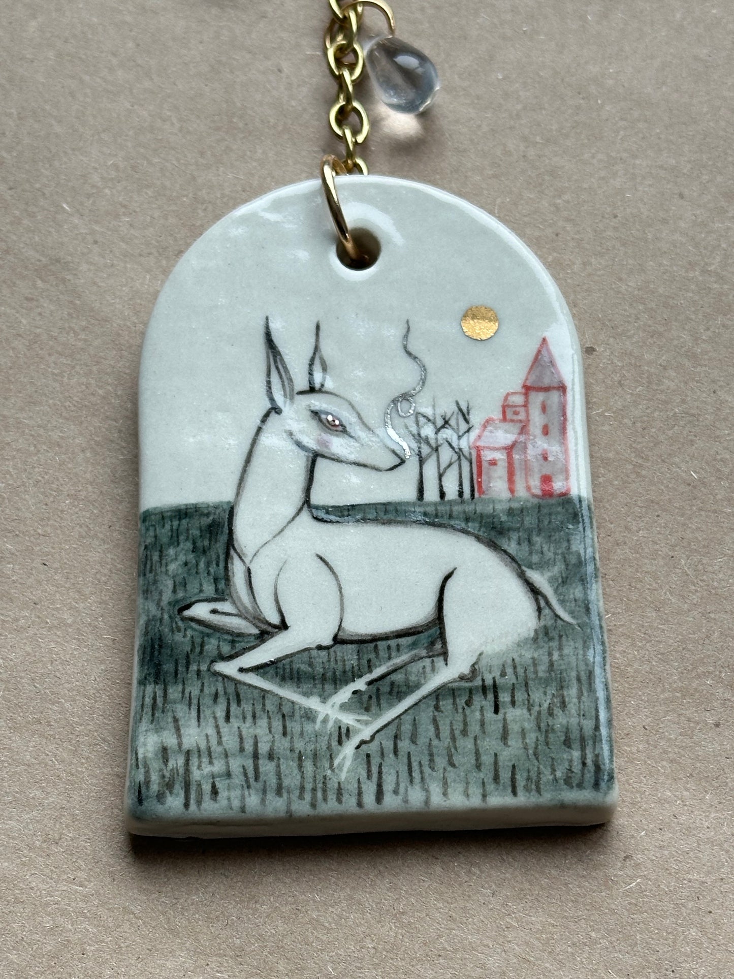 Far Away - Ceramic Wall Charm