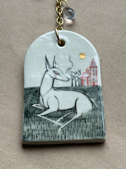 Far Away - Ceramic Wall Charm