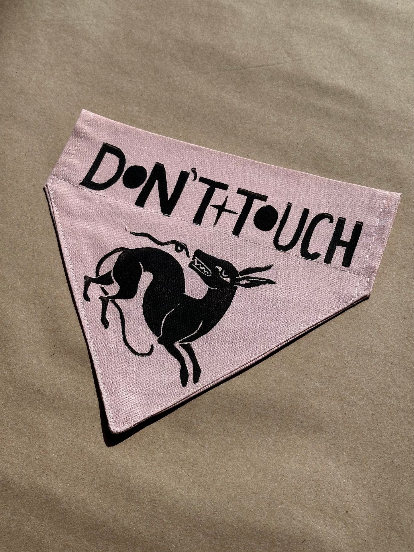 Don’t Touch - Bandana - Conch Pink