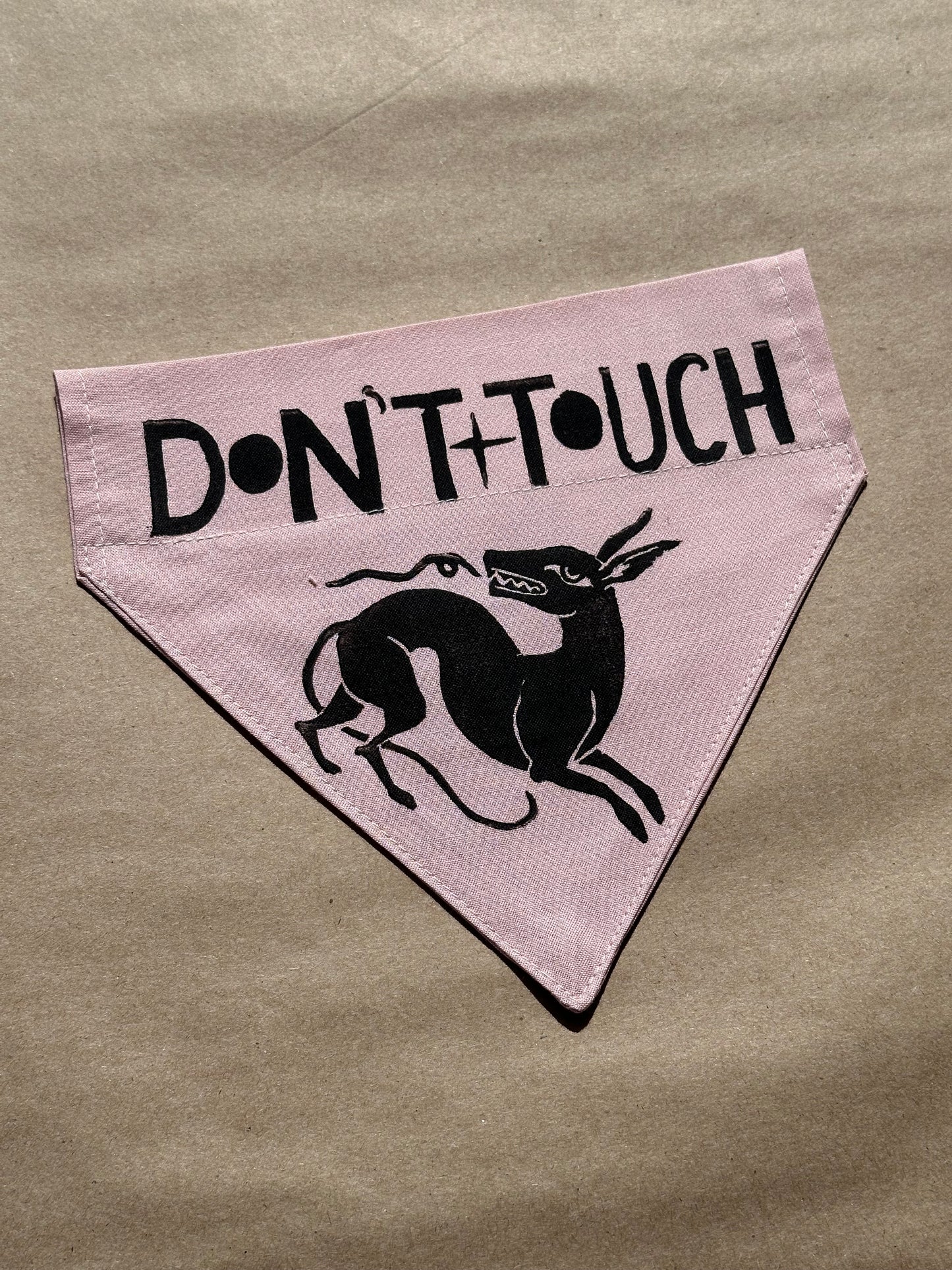 Don’t Touch - Bandana - Conch Pink