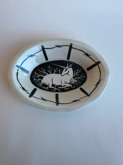 Captured Unicorn - Dish (d)