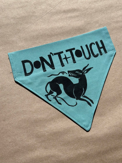 Don’t Touch - Bandana - Crystal Teal