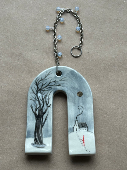 The Coldest Day - Ceramic Wall Charm