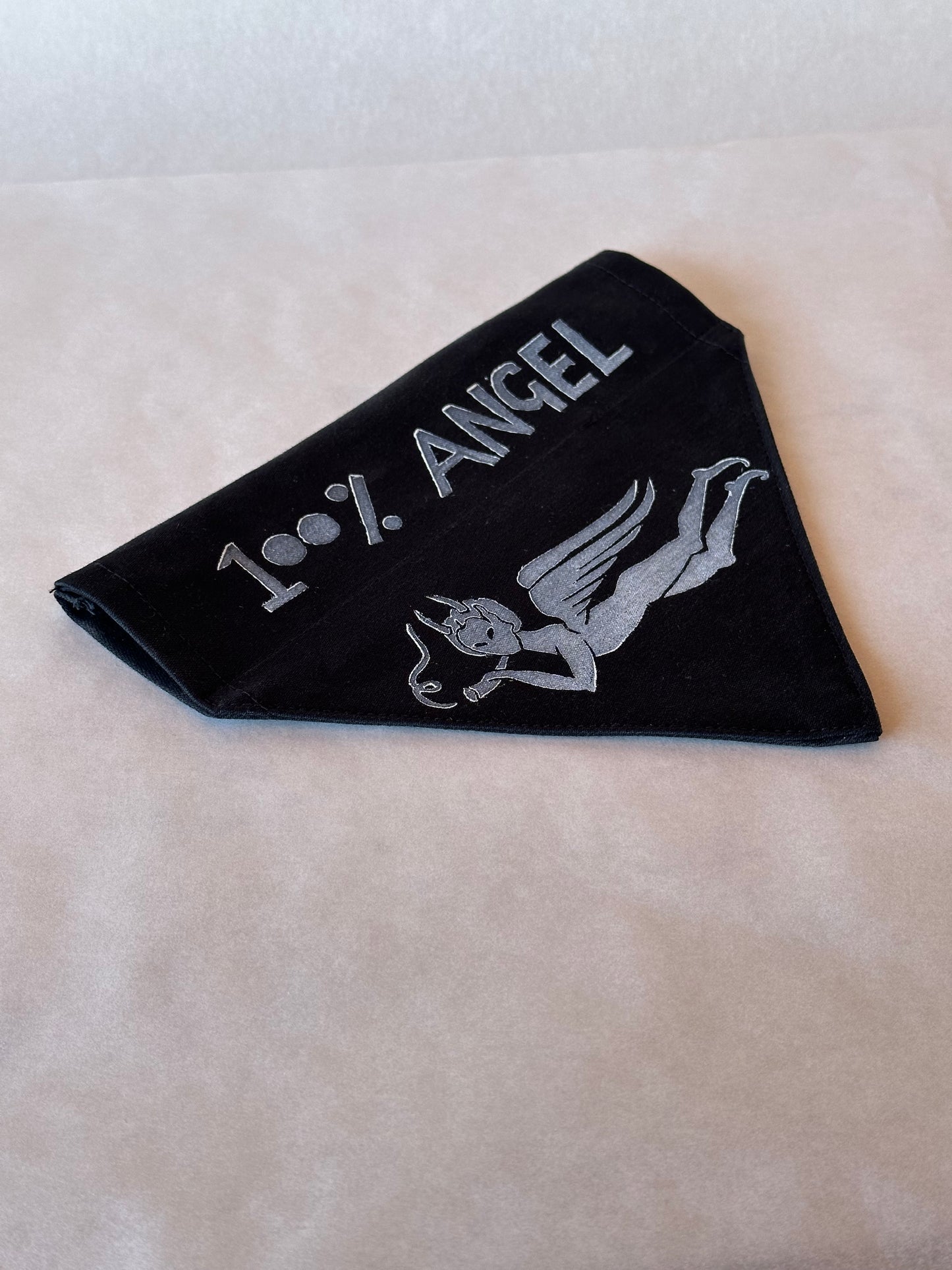 100% Angel Bandana - Lava Black