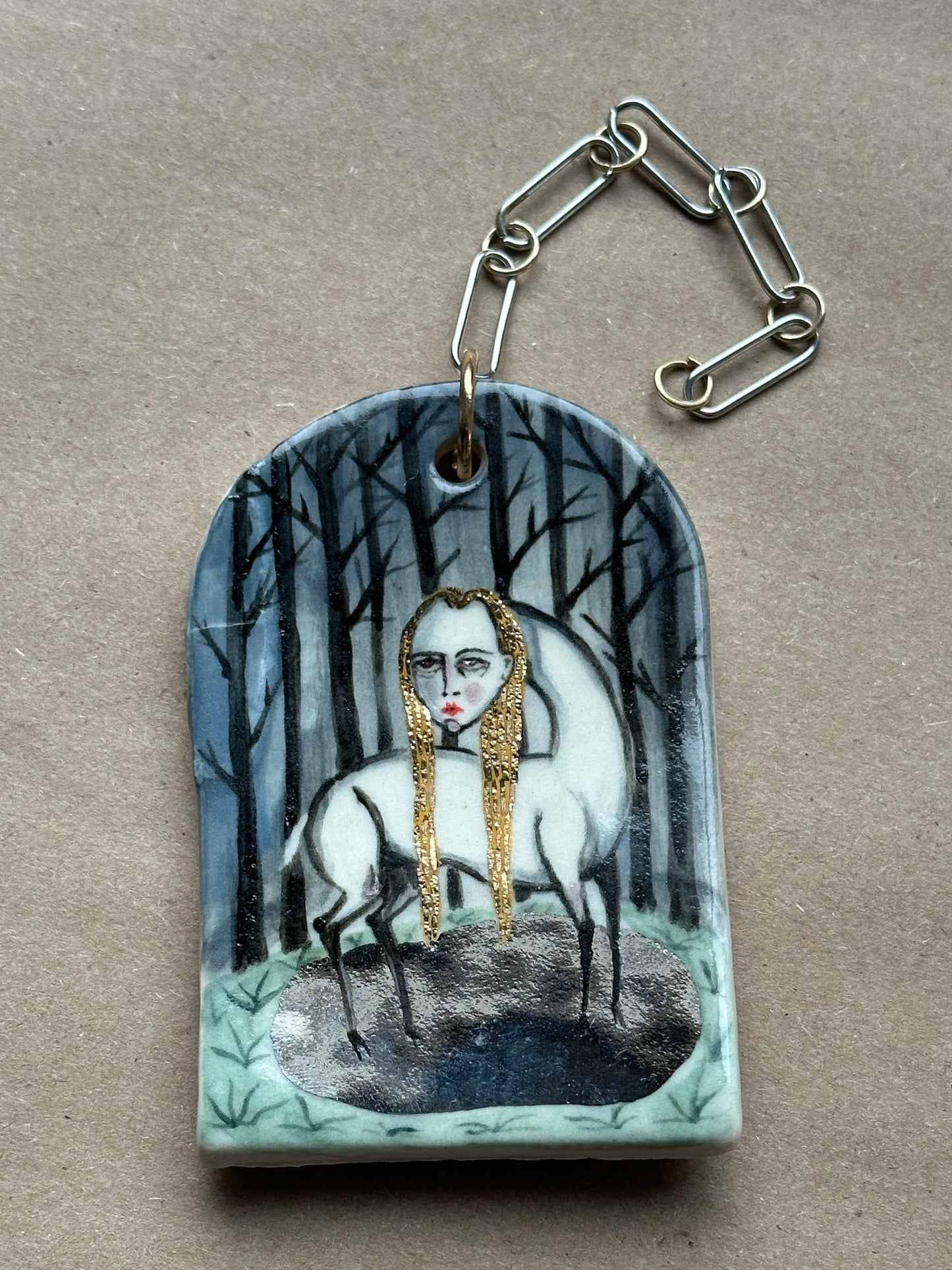 Swamp Hag - Ceramic Wall Charm