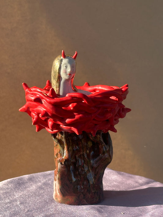 Tell Yourself Something Else - Porcelain Sculpture