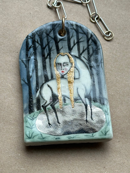 Swamp Hag - Ceramic Wall Charm