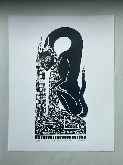 The Eldest Daughter - Block Print