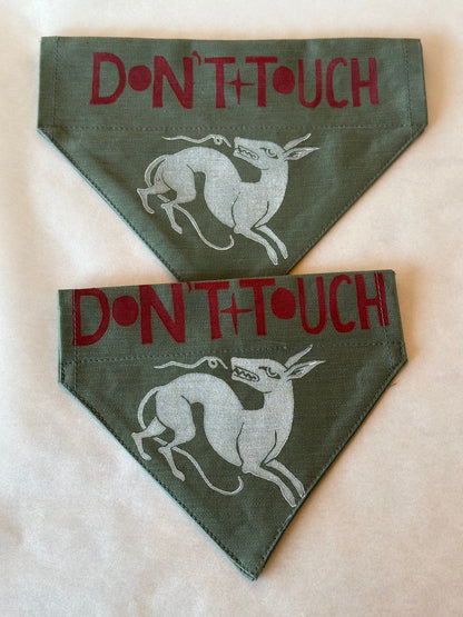 Dont Touch Bandana - Moss Green