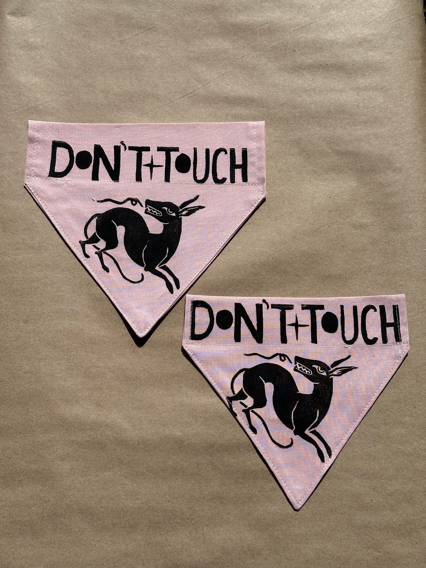 Don’t Touch - Bandana - Conch Pink