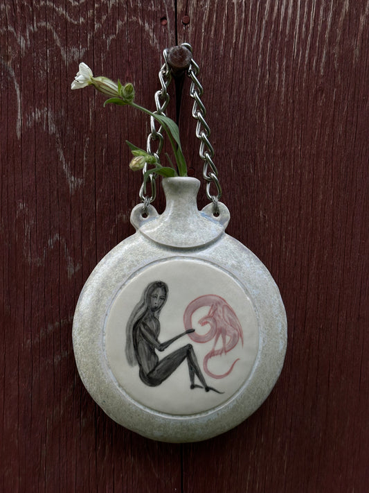 The Thought and The Listener - Wall Vase