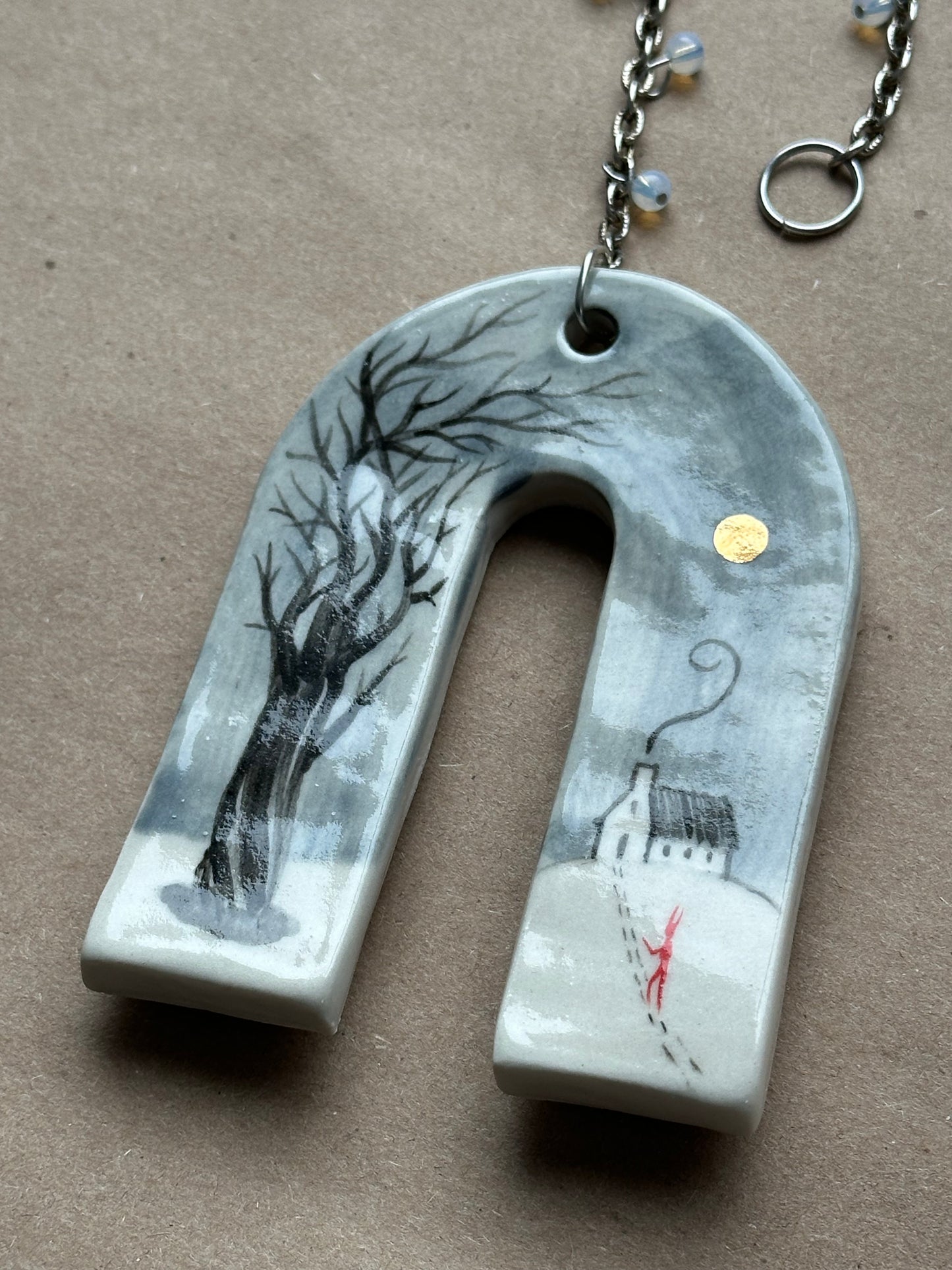 The Coldest Day - Ceramic Wall Charm