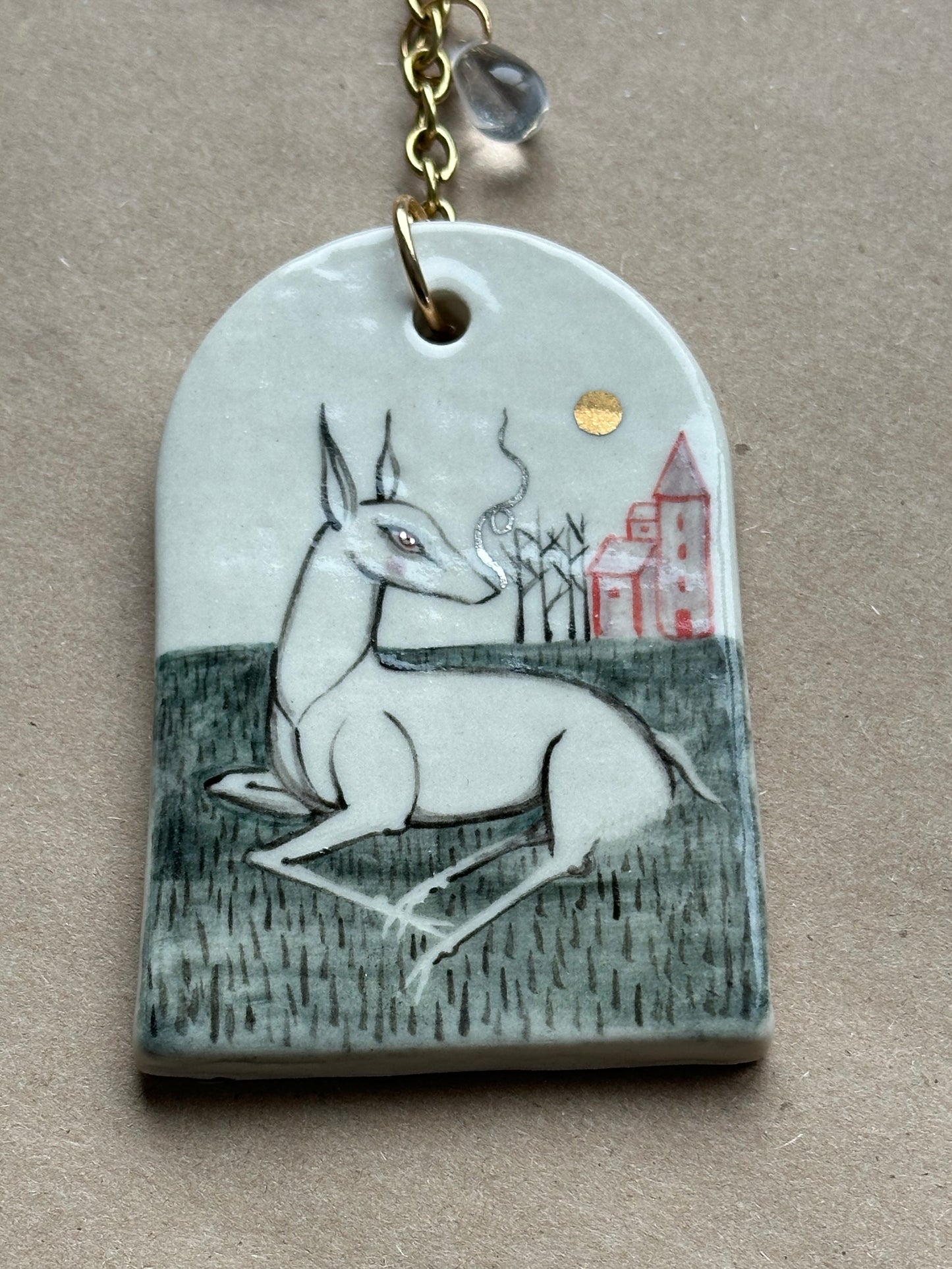 Far Away - Ceramic Wall Charm