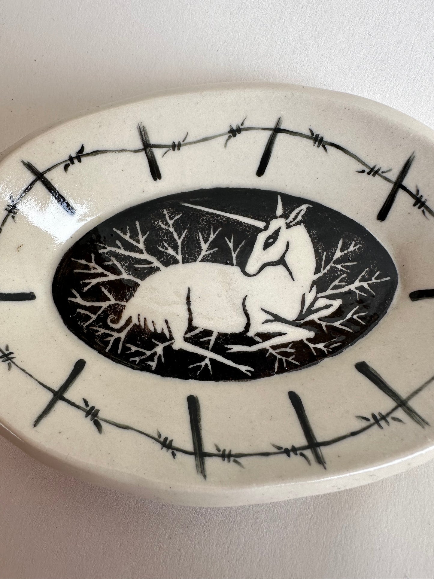 Captured Unicorn - Dish (b)